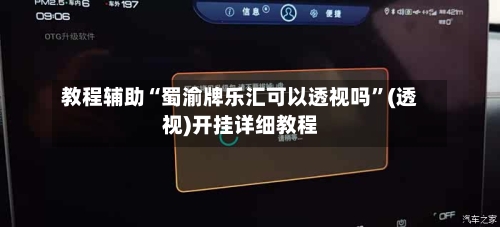 教程辅助“蜀渝牌乐汇可以透视吗	”(透视)开挂详细教程-第2张图片