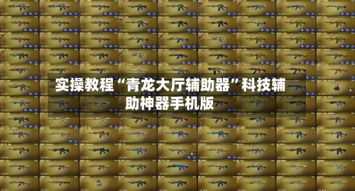 实操教程“青龙大厅辅助器”科技辅助神器手机版-第2张图片