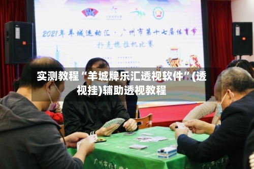 实测教程“羊城牌乐汇透视软件”(透视挂)辅助透视教程-第2张图片