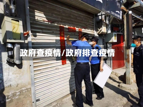政府查疫情/政府排查疫情