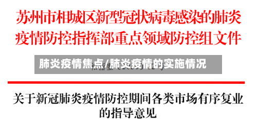 肺炎疫情焦点/肺炎疫情的实施情况-第1张图片