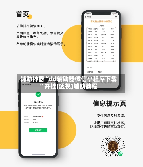 辅助神器“dd辅助器微信小程序下载”开挂(透视)辅助教程