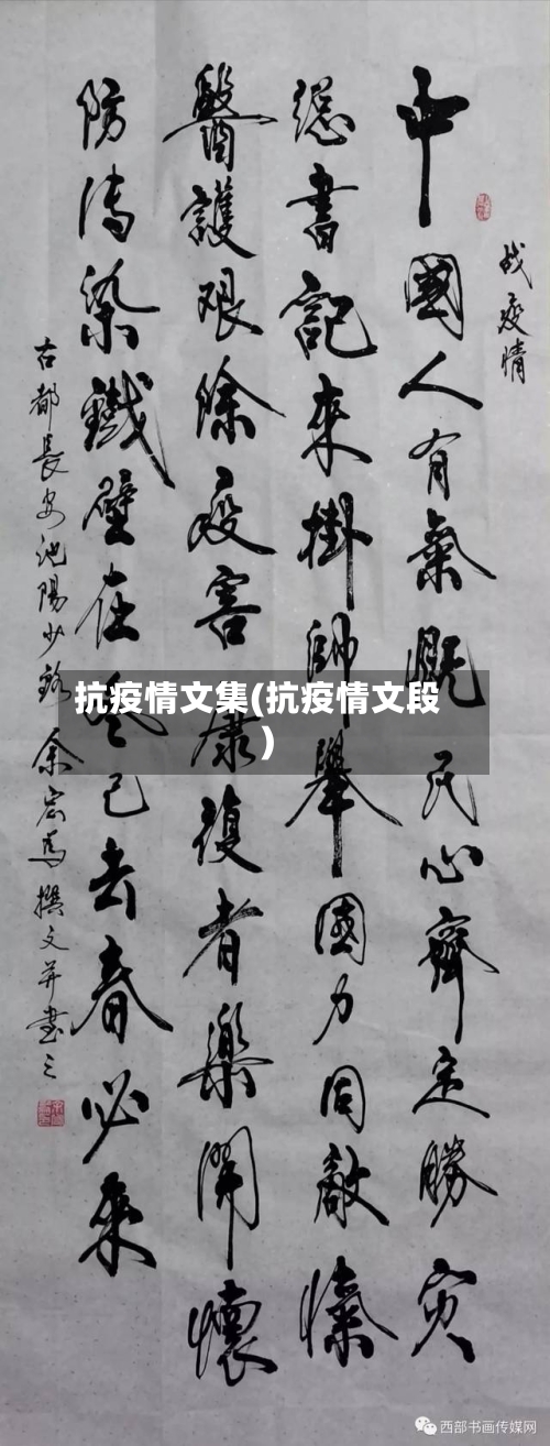 抗疫情文集(抗疫情文段)-第3张图片