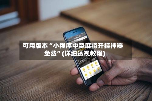 可用版本“小程序中至麻将开挂神器免费”(详细透视教程)