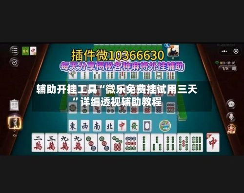 辅助开挂工具“微乐免费挂试用三天”详细透视辅助教程-第1张图片
