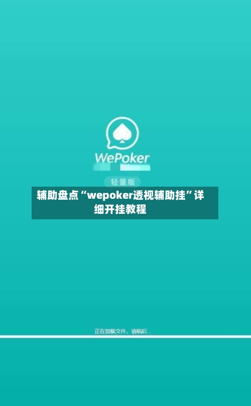 辅助盘点“wepoker透视辅助挂”详细开挂教程-第2张图片
