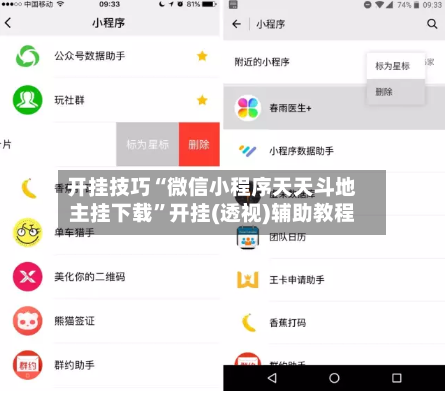 开挂技巧“微信小程序天天斗地主挂下载”开挂(透视)辅助教程