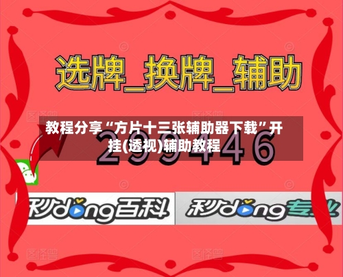 教程分享“方片十三张辅助器下载”开挂(透视)辅助教程-第1张图片