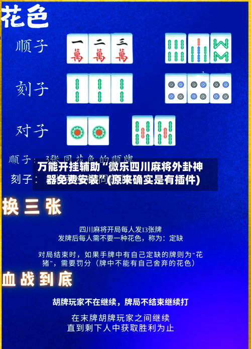 万能开挂辅助“微乐四川麻将外卦神器免费安装”(原来确实是有插件)-第3张图片