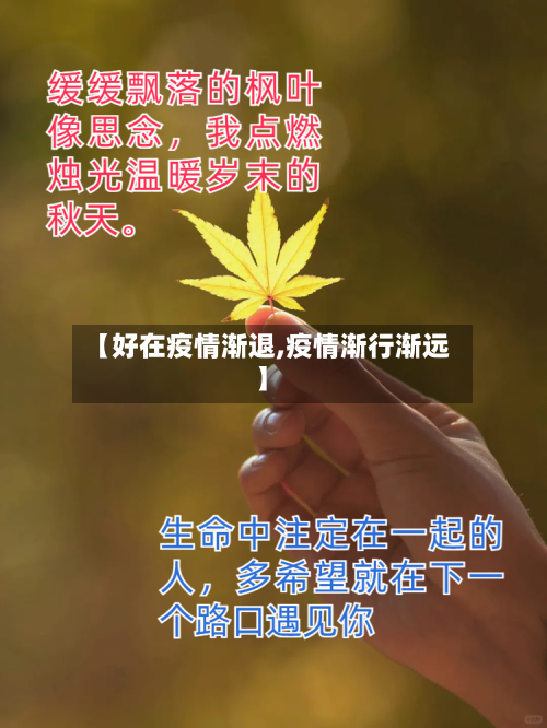 【好在疫情渐退,疫情渐行渐远】-第2张图片