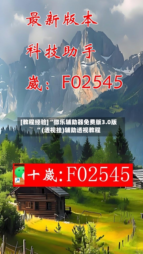 [教程经验]“微乐辅助器免费版3.0版”(透视挂)辅助透视教程-第1张图片