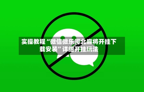 实操教程“微信微乐河北麻将开挂下载安装	”详细开挂玩法-第1张图片