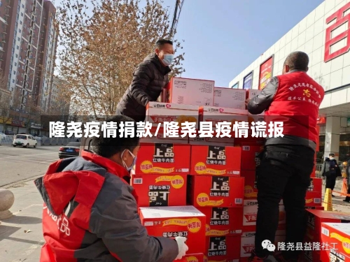 隆尧疫情捐款/隆尧县疫情谎报-第1张图片