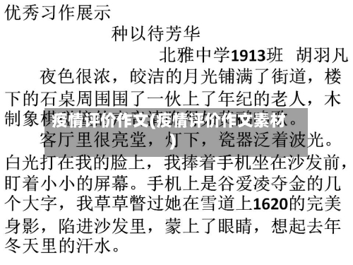 疫情评价作文(疫情评价作文素材)