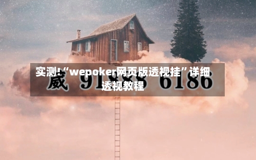 实测!“wepoker网页版透视挂”详细透视教程