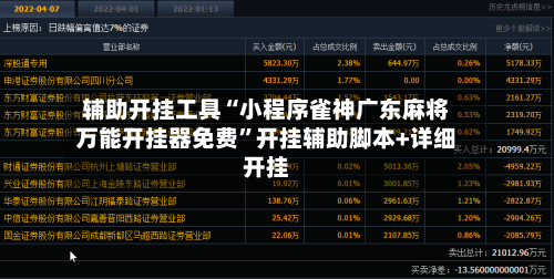 辅助开挂工具“小程序雀神广东麻将万能开挂器免费”开挂辅助脚本+详细开挂-第1张图片