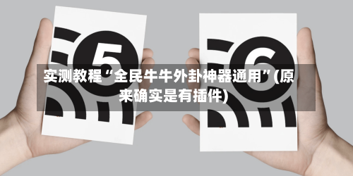 实测教程“全民牛牛外卦神器通用”(原来确实是有插件)-第2张图片