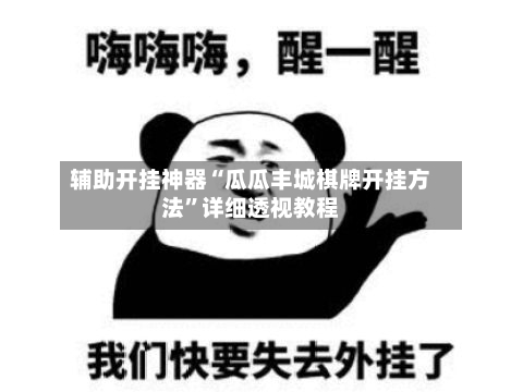 辅助开挂神器“瓜瓜丰城棋牌开挂方法”详细透视教程-第1张图片