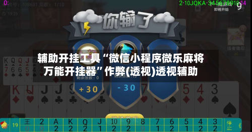 辅助开挂工具“微信小程序微乐麻将万能开挂器”作弊(透视)透视辅助