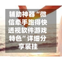 辅助神器“微信牵手跑得快透视软件游戏特色”详细分享装挂