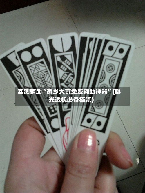 实测辅助“家乡大贰免费辅助神器	”(曝光透视必备猫腻)-第1张图片