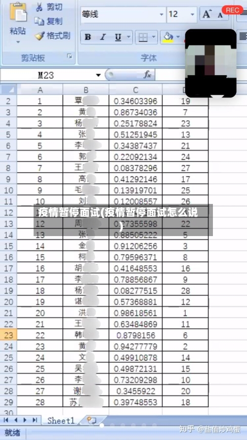 疫情暂停面试(疫情暂停面试怎么说)