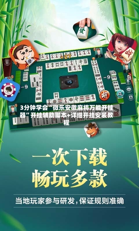 3分钟学会“微乐安徽麻将万能开挂器”开挂辅助脚本+详细开挂安装教程-第2张图片