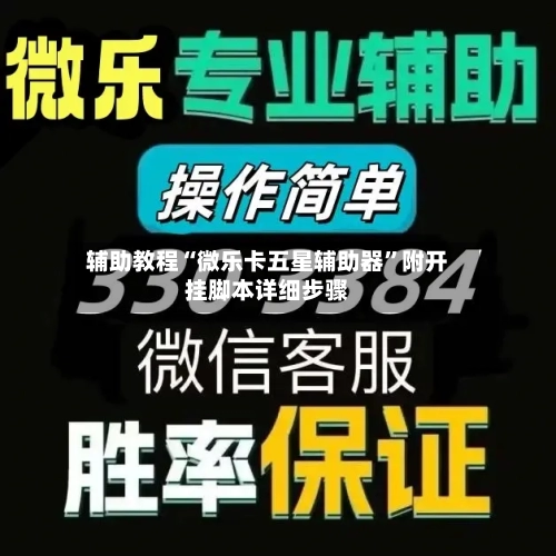 辅助教程“微乐卡五星辅助器”附开挂脚本详细步骤-第1张图片