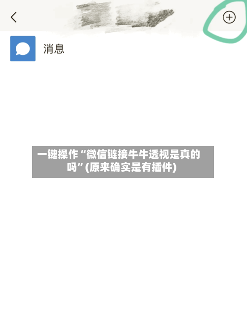 一键操作“微信链接牛牛透视是真的吗	”(原来确实是有插件)-第1张图片