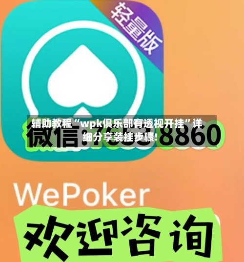 辅助教程“wpk俱乐部有透视开挂”详细分享装挂步骤!