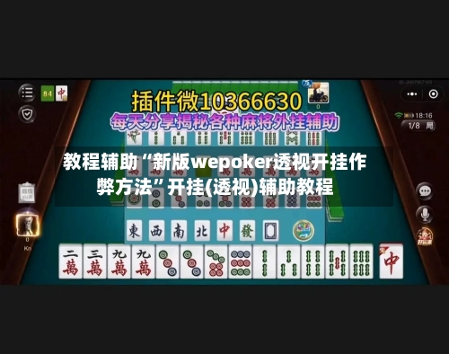 教程辅助“新版wepoker透视开挂作弊方法”开挂(透视)辅助教程-第1张图片