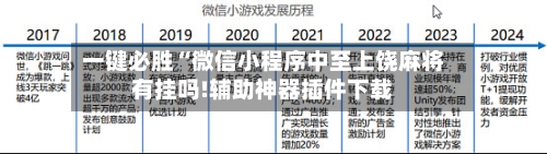 一键必胜“微信小程序中至上饶麻将有挂吗!辅助神器插件下载-第1张图片