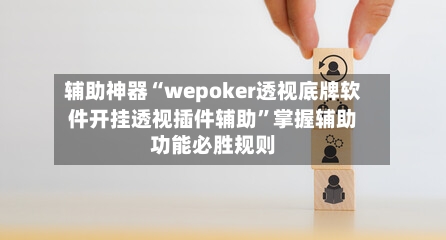 辅助神器“wepoker透视底牌软件开挂透视插件辅助”掌握辅助功能必胜规则-第2张图片