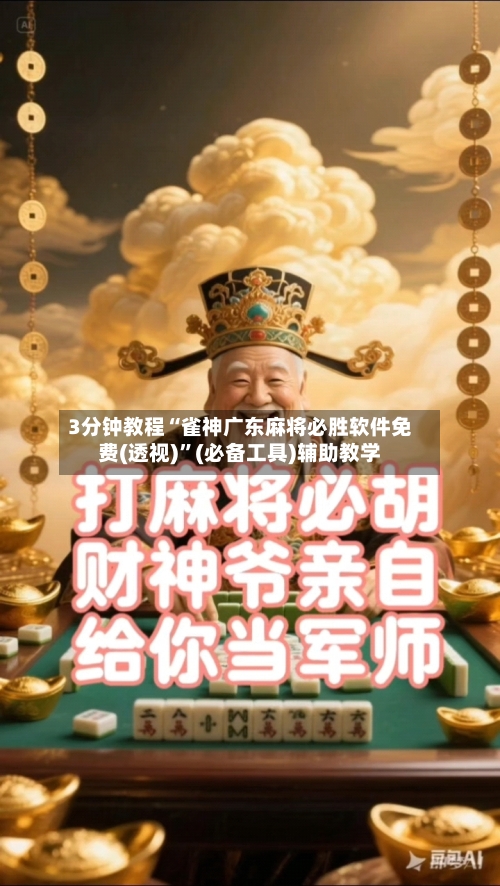 3分钟教程“雀神广东麻将必胜软件免费(透视)”(必备工具)辅助教学-第3张图片