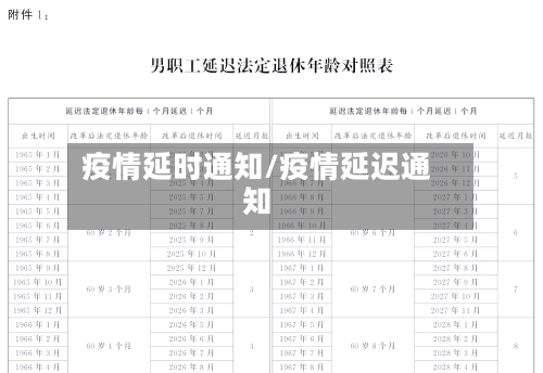疫情延时通知/疫情延迟通知-第2张图片