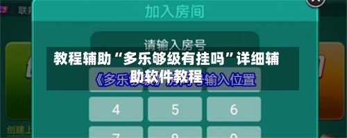 教程辅助“多乐够级有挂吗”详细辅助软件教程-第3张图片