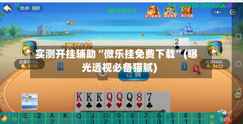 实测开挂辅助“微乐挂免费下载”(曝光透视必备猫腻)-第3张图片