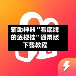 辅助神器“看底牌的透视挂	”通用版下载教程-第2张图片