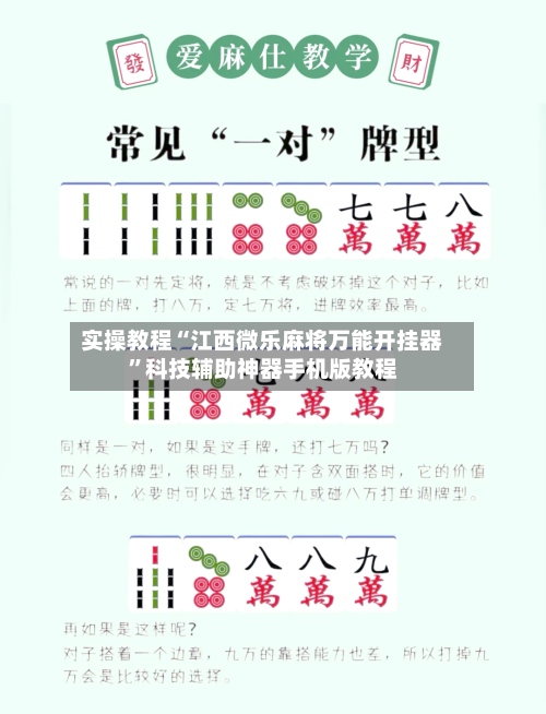 实操教程“江西微乐麻将万能开挂器	”科技辅助神器手机版教程-第2张图片