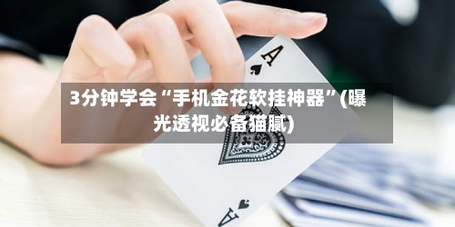 3分钟学会“手机金花软挂神器”(曝光透视必备猫腻)-第1张图片