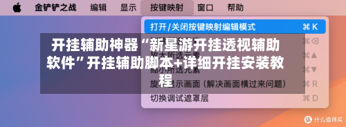 开挂辅助神器“新星游开挂透视辅助软件”开挂辅助脚本+详细开挂安装教程-第1张图片