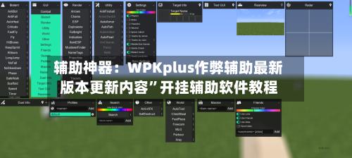 辅助神器：WPKplus作弊辅助最新版本更新内容	”开挂辅助软件教程-第1张图片
