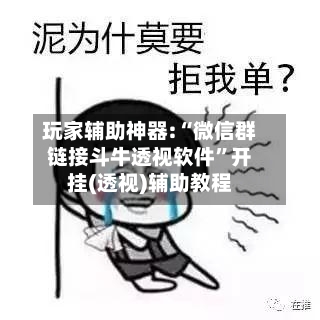 玩家辅助神器:“微信群链接斗牛透视软件”开挂(透视)辅助教程