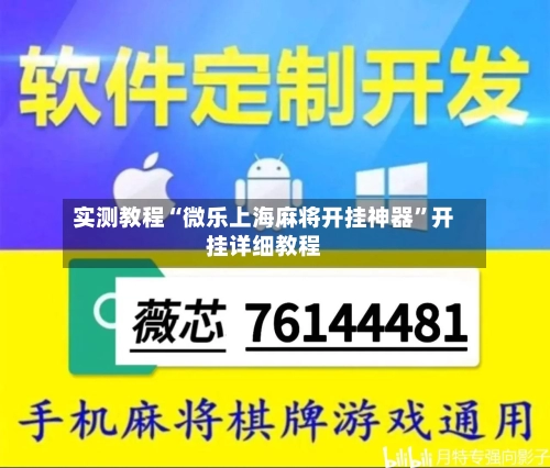 实测教程“微乐上海麻将开挂神器”开挂详细教程-第1张图片