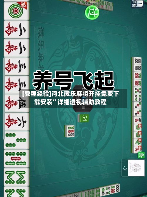 [教程经验]河北微乐麻将开挂免费下载安装”详细透视辅助教程-第1张图片