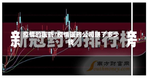 疫情的医药/疫情医药公司赚了多少钱-第2张图片