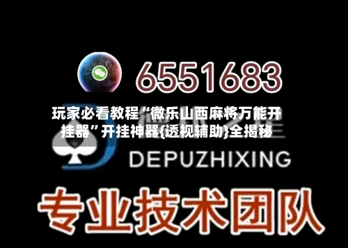 玩家必看教程“微乐山西麻将万能开挂器”开挂神器{透视辅助}全揭秘-第3张图片