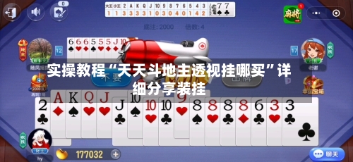 实操教程“天天斗地主透视挂哪买”详细分享装挂-第1张图片