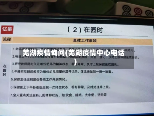 芜湖疫情询问(芜湖疫情中心电话)-第2张图片