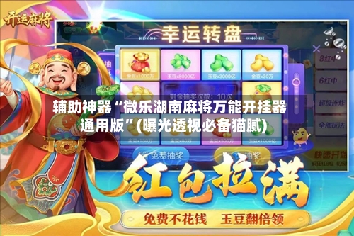 辅助神器“微乐湖南麻将万能开挂器通用版”(曝光透视必备猫腻)-第1张图片